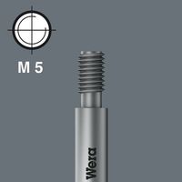 Wera Werk ヴェラ M5ネジ込ビット TX20X45mm 064155 64155 1本（直送品）