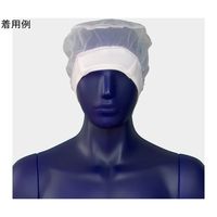 シゲモリ ヘアネットナイロンハーフ+フライスネット ホワイト Sサイズ 1袋(10枚入) ET2483V2/S 1袋(10枚)（直送品）