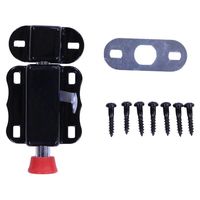 和気産業 オートラッチ 小 黒 VC-072 1セット(6個)（直送品）