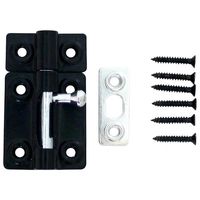 和気産業 塗ラッチ 中 黒 VC-078 1セット(10個)（直送品）