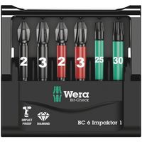 Wera Werk ヴェラ 6点組 インパクター ビットチェック トルクスビットセット 057695 57695 1セット（直送品）