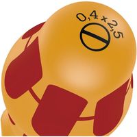 Wera Werk ヴェラ 絶縁マイナスドライバー 0.4X2.5 051580 51580 1本（直送品）