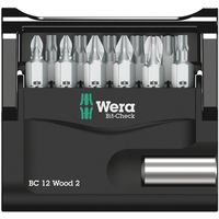 Wera Werk ヴェラ 12点組 ビットチェック ビットセット 木工用2 057422 57422 1セット（直送品）