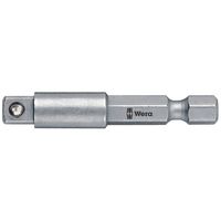 Wera Werk ヴェラ 1/4 Hexー1/4 sq 50mm ソケットアダプター 134399 1個（直送品）