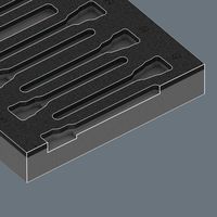 Wera Werk ヴェラ 22点組 ウレタン入り3/8ビットソケットセット インチサイズ 150113 1セット（直送品）