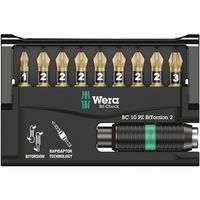 Wera Werk ヴェラ 10点組 ビットチェック バイトーション ビットセット 347153 1セット（直送品）
