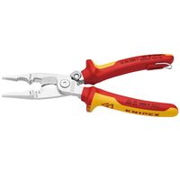KNIPEX クニペックス 絶縁エレクトロプライヤー 落下防止 1396ー200TBK 1丁（直送品）