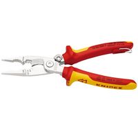 KNIPEX クニペックス 絶縁エレクトロプライヤー 落下防止 13 96 200 T 1丁（直送品）