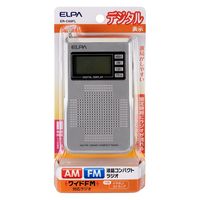 朝日電器 AM/FM液晶コンパクトラジオ ER-C68FL 1個（直送品）