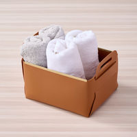 パール金属 フェイクレザー CUBEケース M N-7136 1個（直送品）