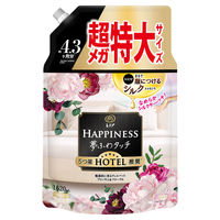 (在庫処分セール)レノアハピネス 夢ふわタッチ ヴェルベットブロッサム＆フローラル 詰め替え 超メガ特大 1620mL 1セット（4個） 柔軟剤 P＆G【旧品】