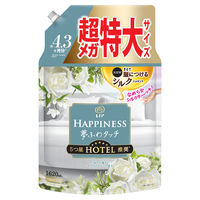 (在庫処分セール)レノアハピネス 夢ふわタッチ ホワイトティーの香り 詰め替え 超メガ特大 1620mL 1セット（4個） 柔軟剤 P＆G【旧品】