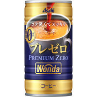 【缶コーヒー】アサヒ飲料 ワンダ プレミアムゼロ 185g 1箱（30缶入）