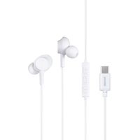 マクセル マイク搭載 USB Type-Cコネクター対応 カナル型ヘッドホン MXH-CC200WH 1点