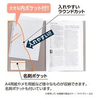 セキセイ セパルクリヤーファィルA4-S 40ポケットネイビーブルー SEL-2824-15 1冊