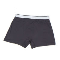 メンズ 無地ロゴボクサーパンツ チャコール M LAKOLE/ラコレ