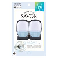 クルマの消臭元 SAVONクリップ ブルーソープ 6mL 1セット（1パック（2個入）×3） 小林製薬