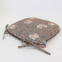 川島織物セルコン モリスデザインスタジオ ピンパーネル シートクッション 450×430mm ピンク LN1746_98P 1枚（直送品）