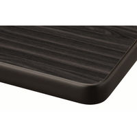 【軒先渡し】ニシキ工業 会議用テーブル 幅600×奥行600×高さ700mm　 ダークウッド AAK-0606SM-VDW 1台（直送品）