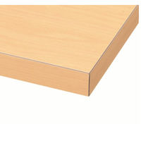 【軒先渡し】ニシキ工業 会議用テーブル 幅1200×奥行750×高さ700mm　 ペールウッド AAK-1275TB-VPL 1台（直送品）