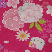 アンドウ HELLO KITTY子供甚平 さくらピンク 120cm 1713199-0003 1着（直送品）