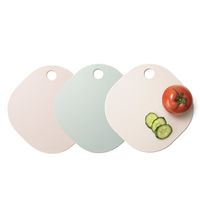 エヌ・エレファント ＆NE nikii カッティングボード 3P グリーン・ピンク・ベージュ 1個