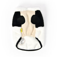 Dulce Dog（ドゥルチェドッグ）パンダボアパーカ S オフホワイト 1個 犬用 アルクロース