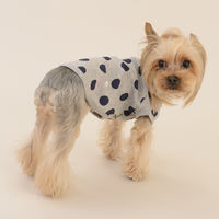 Jekyll Egg（ジキルエッグ）ドットTシャツ M グレー 1個 犬用 アルクロース