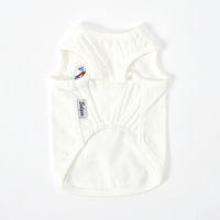 【アウトレット】Solgra（ソルグラ）ポイント刺繍タンク S オフホワイト 1個 犬用 アルクロース