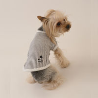 【アウトレット】Jekyll Egg（ジキルエッグ）ボーダーTシャツ M ブラック 1個 犬用 アルクロース