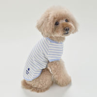 Jekyll Egg（ジキルエッグ）ボーダーTシャツ S ブルー 1個 犬用 アルク・ロース