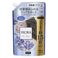 IROKA （イロカ） ピュアフリージアの香り 詰め替え 特大 650mL 1セット（1個×3） 柔軟剤 花王