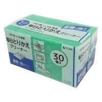 キッチンスポンジ 毎日とりかえクリーナー 重曹+泡タイプ 油汚れに 使い捨て グリーン 1セット（1パック（30個入）×5）東和産業