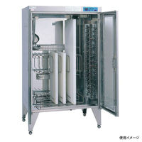 ピオニーコーポレーション 器具殺菌庫 乾燥式紫外線殺菌庫 DS-114B 1パック(1点)（直送品）