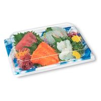 リスパック 寿司容器 万角22-15B きりり青 RSAK407 1パック(50点)（直送品）