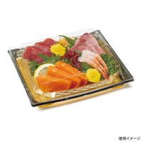リスパック 刺身容器 バイオ 枠越20-17B 箔つき金 J10 FAPZ454 1ケース(50点×12))（直送品）