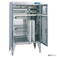 ピオニーコーポレーション 器具殺菌庫 乾燥式紫外線殺菌庫 DS-103 1パック(1点)（直送品）