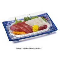 リスパック 刺身容器 バイオ 枠越20-12B さいひょう青 FAPZ322 1パック(50点)（直送品）