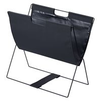 キングジム サイドバッグスタンド ターポリン ブラック BGS100TP-BK 1セット（1個×5） 【荷物入れ】