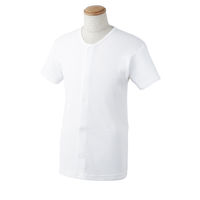 川本産業 WYワンタッチ肌着 半袖 紳士用 L 039-122010-00 1個