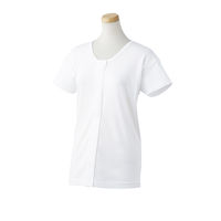 川本産業 WYワンタッチ肌着 半袖 婦人用 L 039-122040-00 1個