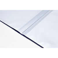 プラス クリアファイルA4S 40P ネイビー FC-124SI 1冊（直送品）