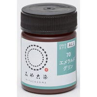桂屋ファイングッズ みやこ染 低温染色 コールダイオール ECO Col.70 エメラルドグリン ECOA-70 1個