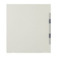 プラス PPフラットファイルA4S厚とじGY 98349 1セット(1冊×5)