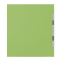 プラス PPフラットファイルA4S厚とじLGR 98344 1セット(1冊×5)