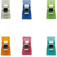 NBK スタンドクリップ 6色アソート ミシン用仮止めクリップ 待針代用 手芸 手芸材料 ハンドメイド 手作り DIY 副資材 MST-MIX