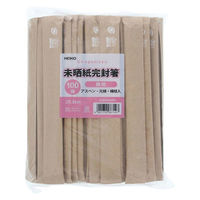 シモジマ アスペン元禄箸 未晒紙完封 無地 100膳入 004636335 1袋