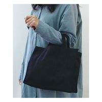 日本紐釦貿易 キャンバスカレッジトートバッグ ナイトブラック ES301 1個