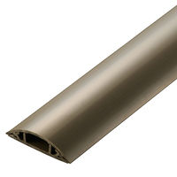 エレコム 配線カバー 床用 モール （ 長さ1m × 幅45mm ） R形状 ブラウン LD-GA1307MBR 1個（直送品）