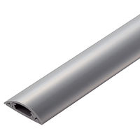 エレコム 配線カバー 床用 モール ( 長さ1m × 幅30mm ) R形状 グレー LD-GA1207MGY 1個（直送品）